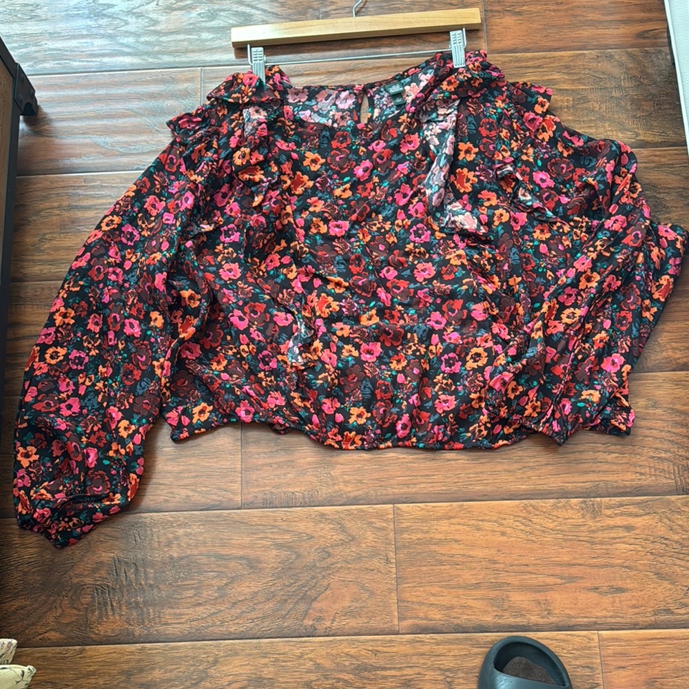Floral Chiffon Blouse